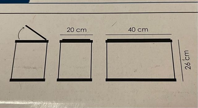 Pecera de 17 litros con accesorios