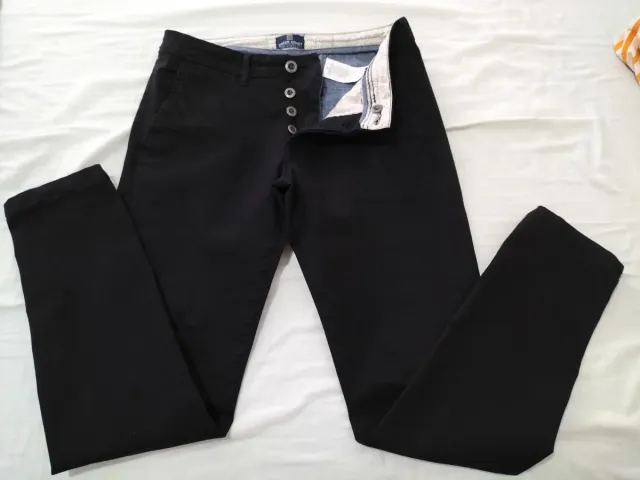 Pantalón Chino Green Coast T-40 Negro