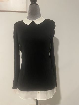 Jersey Esprit negro y blanco