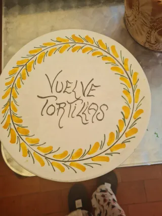 Centro de mesa decorativo Vuelve Tortillas