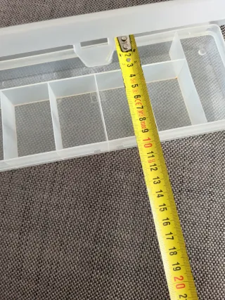 Scatola porta minuterie in plastica