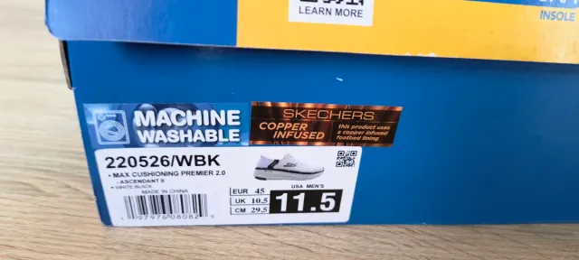 Skechers Max Cushioning Elite Scarpe Uomo Tg 45