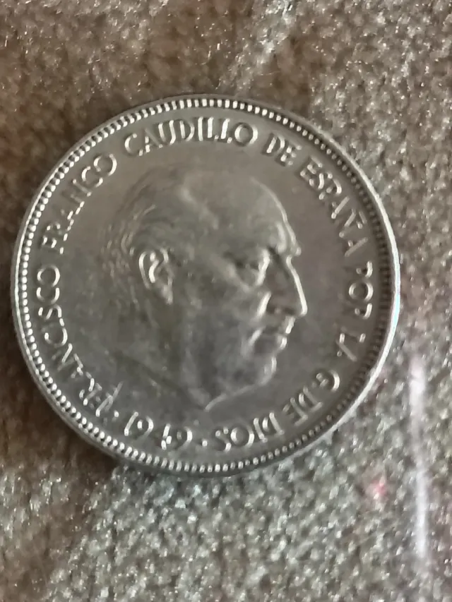 Moneda Franco Caudillo de España 1949