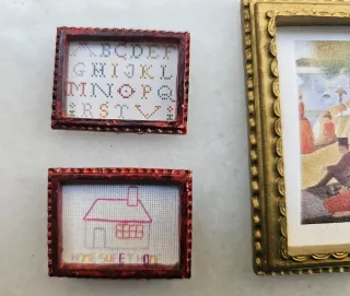 Conjunto mini marcos decorativos vintage