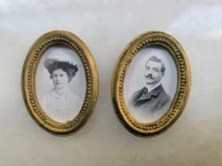 Conjunto mini marcos decorativos vintage