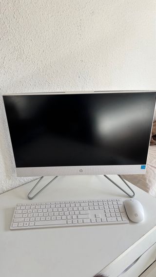 Ordenador sobremesa HP Plata/Blanco.