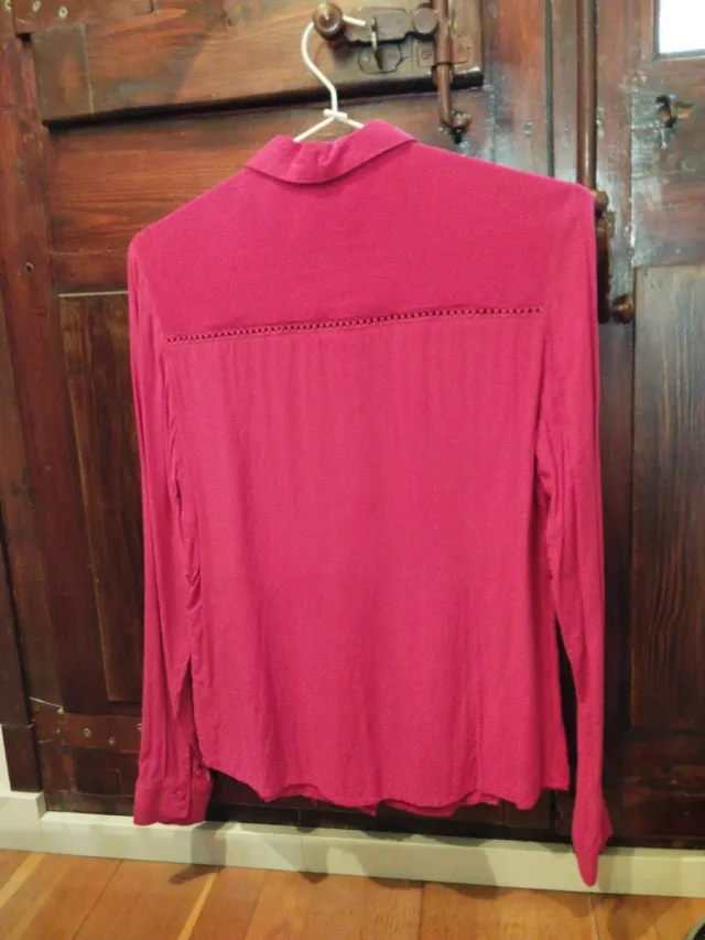 Camisa Naf Naf rosa talla M