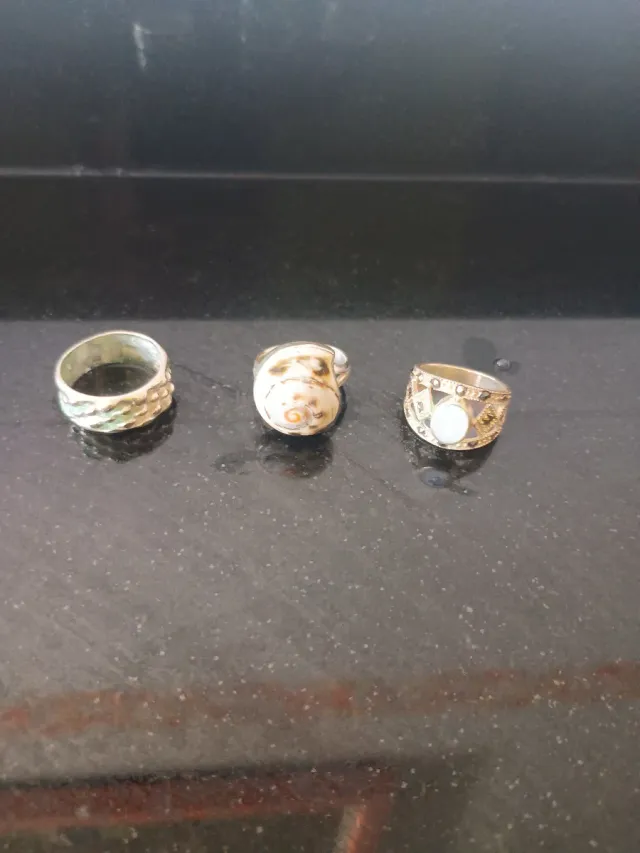 Conjunto de sortijas de plata 10€ cada una