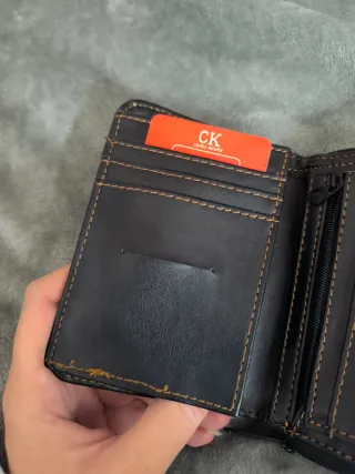 Cartera Charles keeper piel Negra