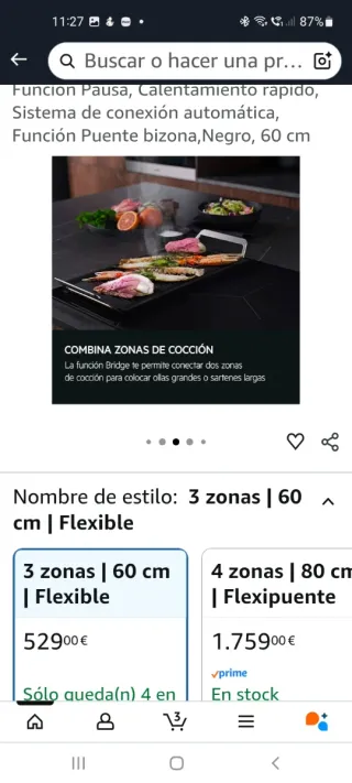 Placa Inducción AEG IKE63441FB 60cm