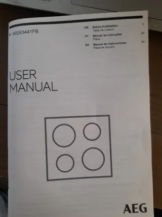 Placa Inducción AEG IKE63441FB 60cm