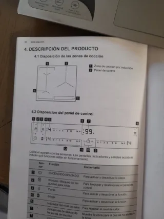 Placa Inducción AEG IKE63441FB 60cm