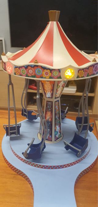 Carosello Playmobil con altalene