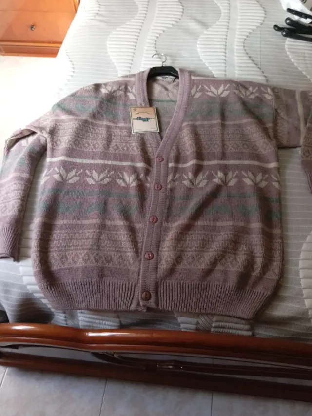 Chaqueta de lana para hombre multicolor