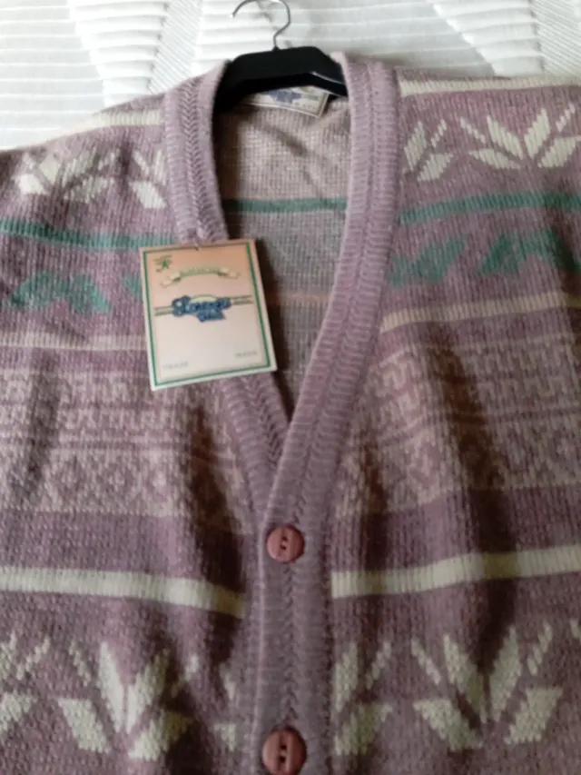 Chaqueta de lana para hombre multicolor