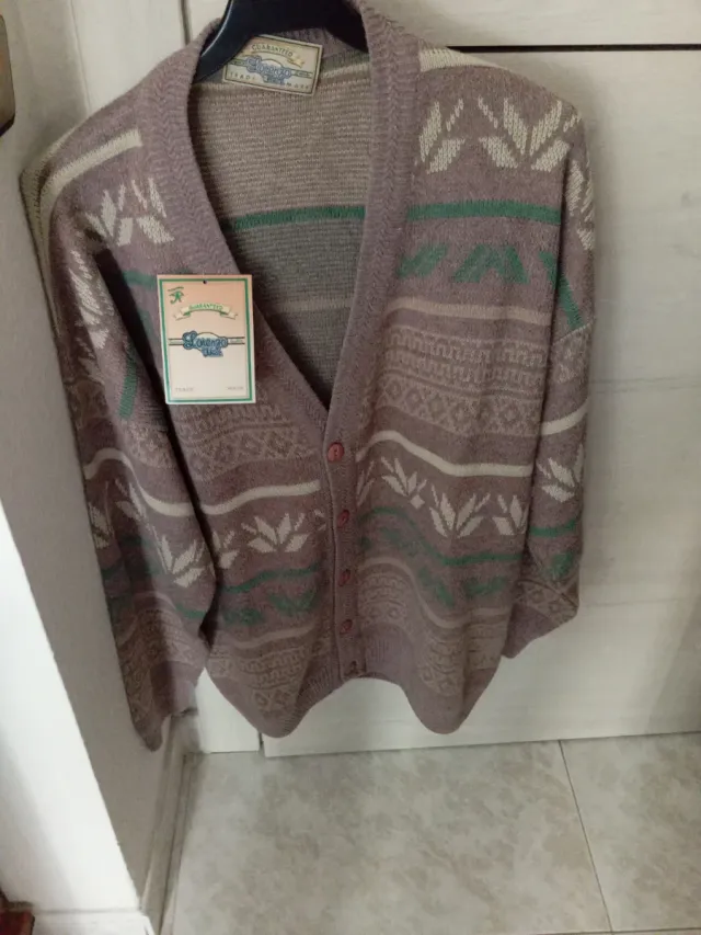 Chaqueta de lana para hombre multicolor