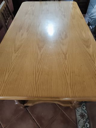 Mesa de comedor de pino macizo