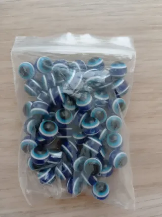 Lote cuentas ojo turco