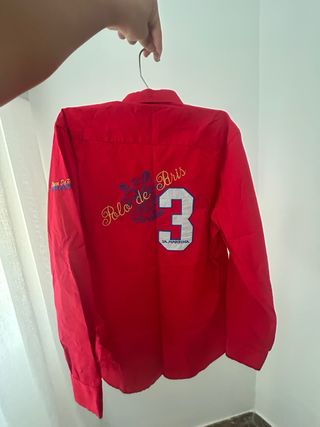 Camisa La Martina Roja, talla L de niño ( M adulto