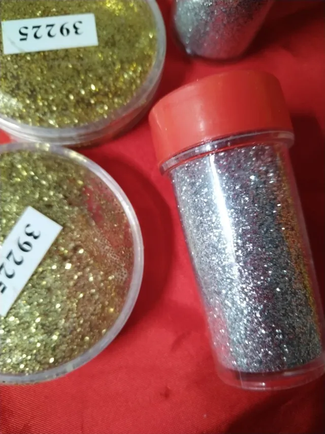 Set 4 Brillantine e Carte di Natale