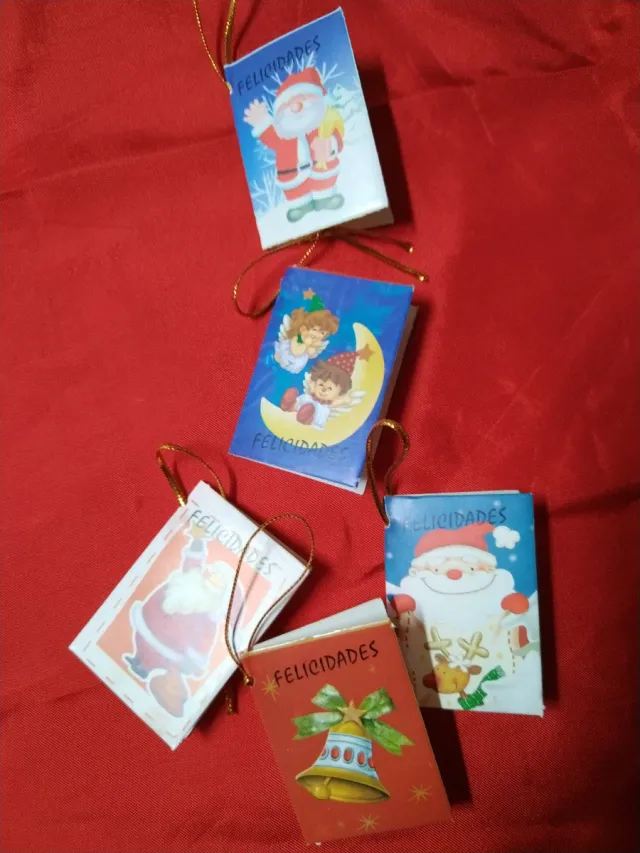 Set 4 Brillantine e Carte di Natale