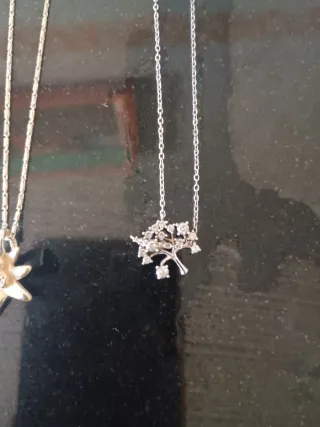 Collares Plata con Colgantes..12€ cada colgante