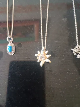 Collares Plata con Colgantes..12€ cada colgante