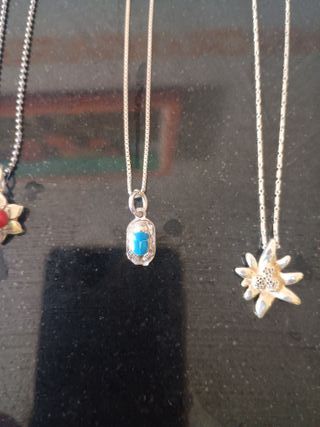 Collares Plata con Colgantes..12€ cada colgante