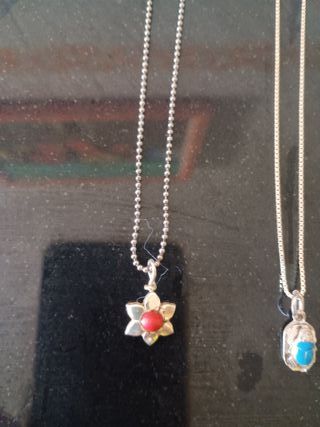 Collares Plata con Colgantes..12€ cada colgante