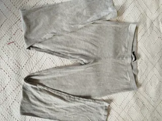 Pantacalze grigio chiaro taglia M