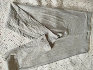 Pantacalze grigio chiaro taglia M