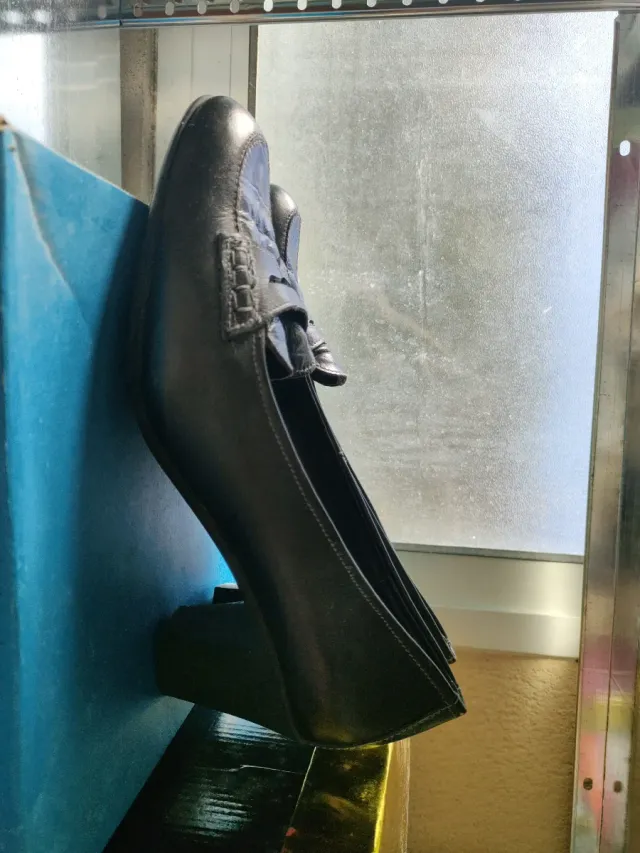 Zapatos negros piel con poco uso