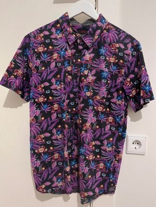 Camisa Vans Donkey Kong Negra Morada