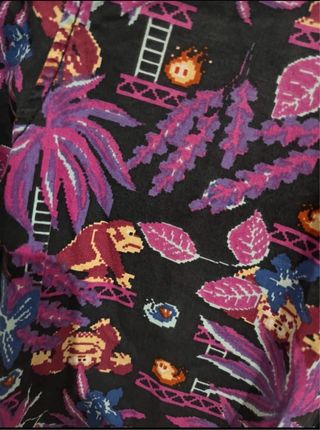 Camisa Vans Donkey Kong Negra Morada