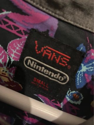 Camisa Vans Donkey Kong Negra Morada