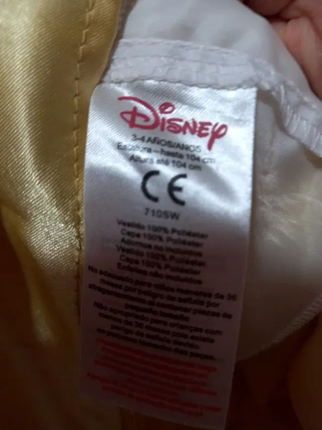 Disfraz Blancanieves Talla 3-4 Años