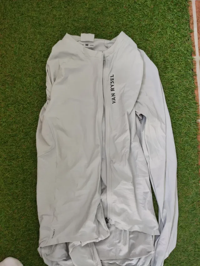 Camiseta Van Rysel manga larga gris M