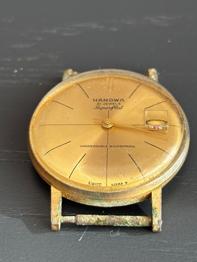 Reloj Hanova Superflat 21 Jewels
