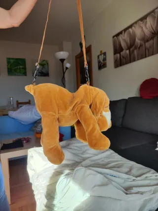 Bolso de peluche de perro (basset hound)