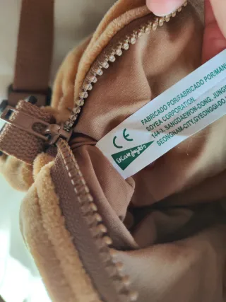 Bolso de peluche de perro (basset hound)