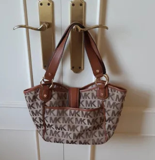 Bolso Michael Kors Beige y Marrón