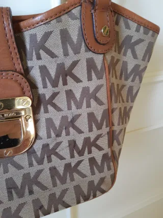 Bolso Michael Kors Beige y Marrón