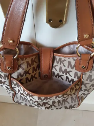 Bolso Michael Kors Beige y Marrón