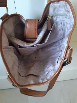 Bolso Michael Kors Beige y Marrón