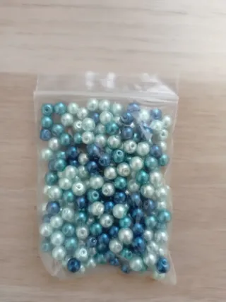 Lote cuentas nácar multicolor