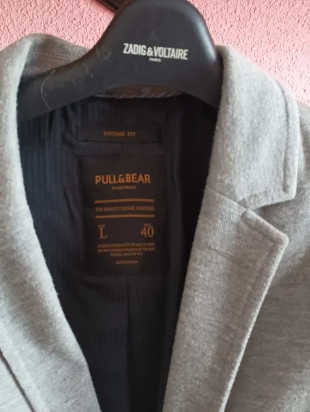 Chaqueta chico PULL&BEAR gris Talla L