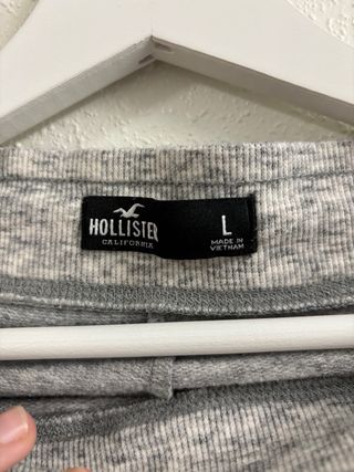 Pantalón chándal Hollister gris talla L