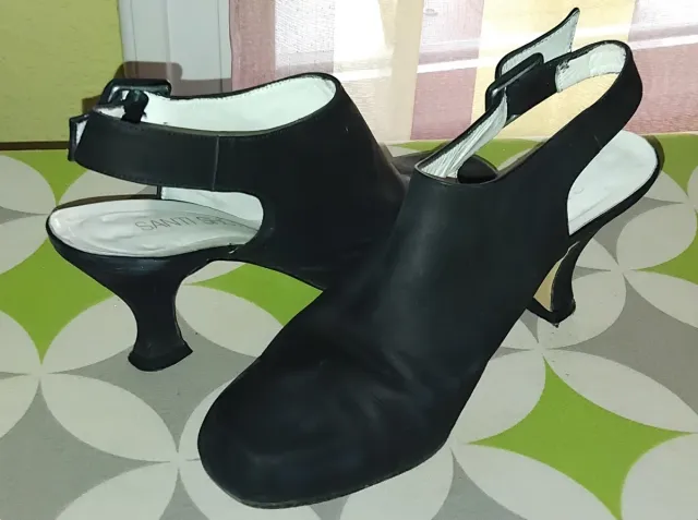 Botines de tacón SANTI SHOW negros