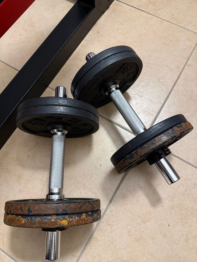 Rack Decathlon + Panca + Pesi - Home Gym