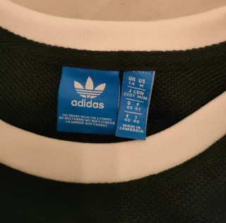 Camiseta Adidas Negra y Naranja